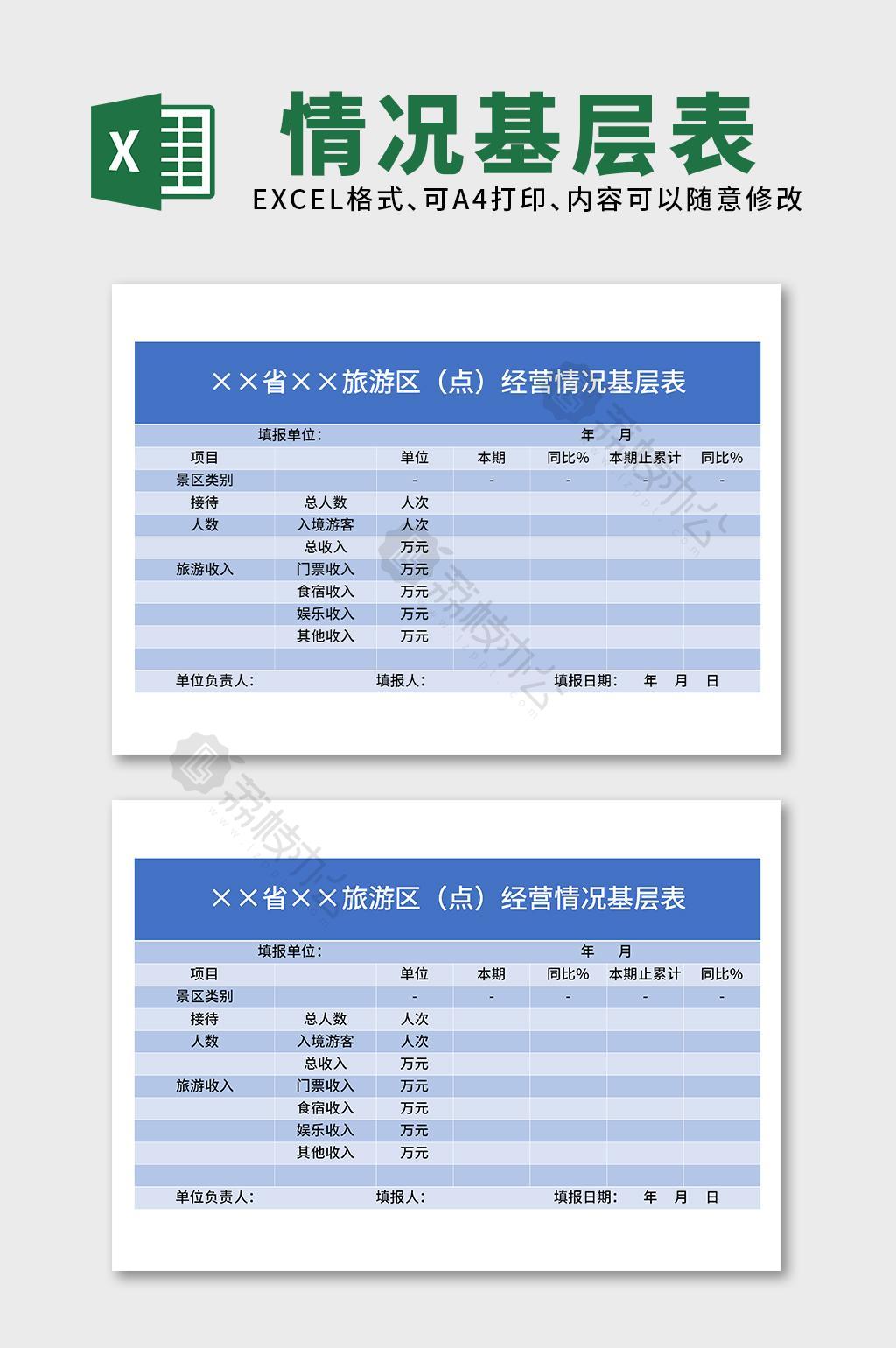 旅行统计分析表excel表格模板